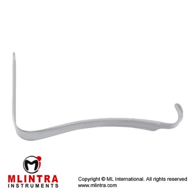 Kristeller Vaginal Retractor Fig. 1 Stainless Steel, Blade Size 115 x 23 mm Kristeller Vaginal Retractor Fig. 1 Stainless Steel, Blade Size 115 x 23 mm
